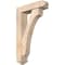 Ekena Millwork Legacy Arts and Crafts Smooth Bracket w/ Offset Brace, Douglas Fir, 5 1/2"W x 20"D x 32"H BKT0604X20X32LEC03SDF - alternate 1